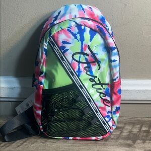 Justice Pink and Blue Tie-Dye Backpack New with Tags